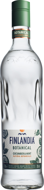 Bottle of Finlandia Botanical Cucumber & Mint
