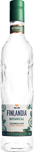 Bottle of Finlandia cucumber & mint